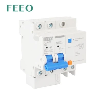 2p flcb-63 rccb rcd type c 10ka 63a